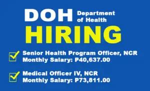 doh cebu hiring|Job Vacancies .